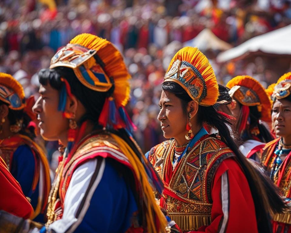 Populaire festival in Peru