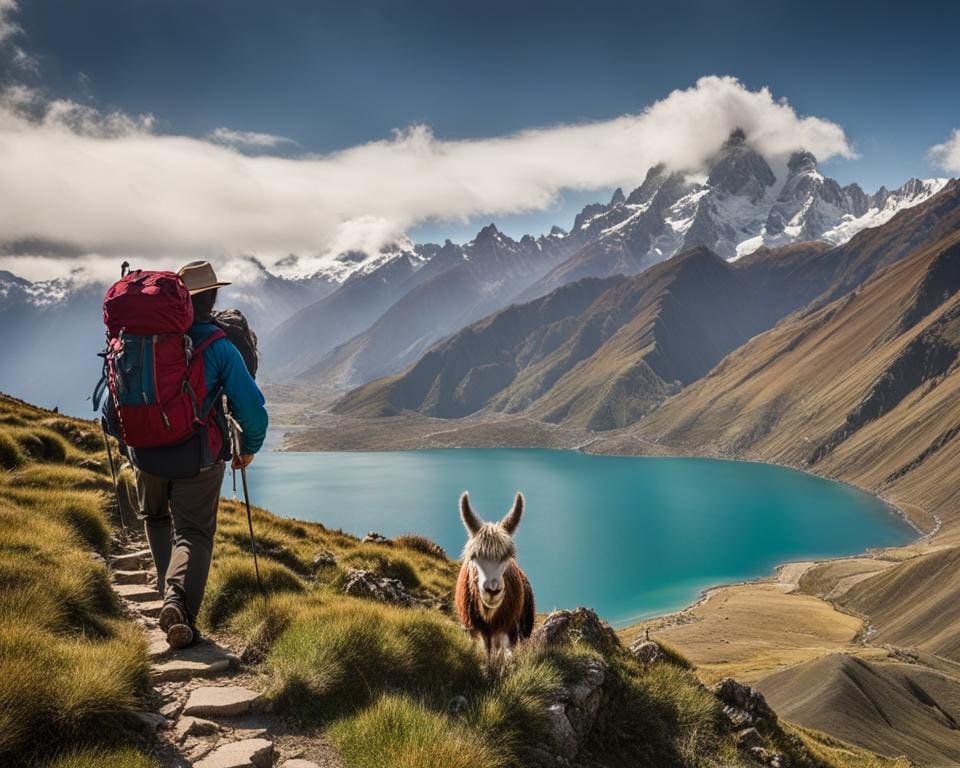 Wandelen Peruaanse Andes